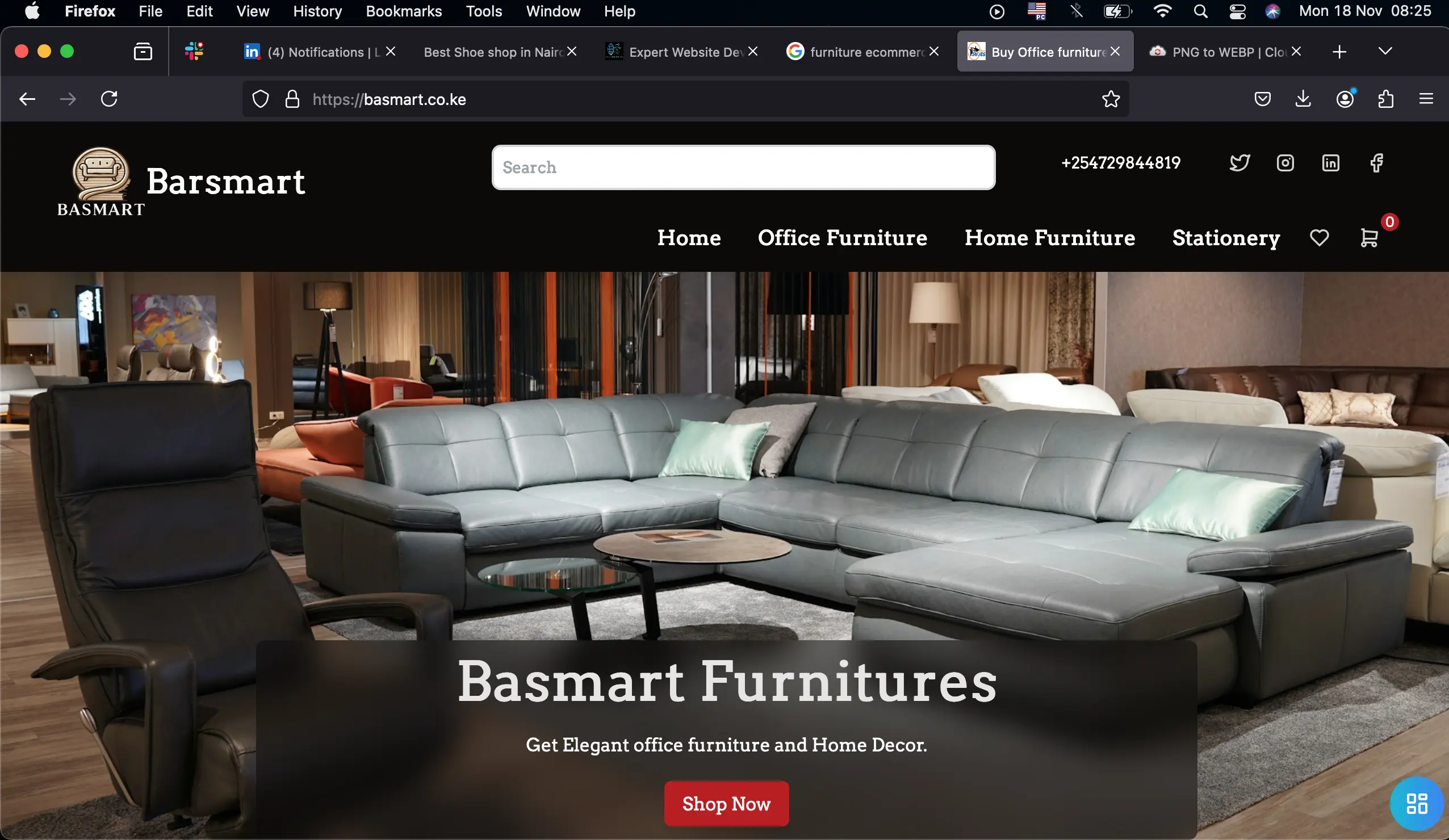 Best Furniture Ecommerce Website Developers | Custom Solutions for Online Growth by Chantosweb developers